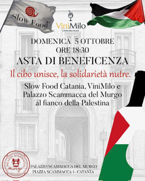 Asta di Beneficenza per Gaza | Palazzo Scammacca - Catania